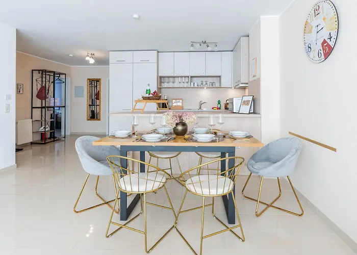 アパート Golden Design Apartment, Zentral, Familie Und Business, 1000 Mbit ドゥイスブルグ